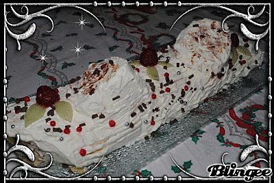 recette Bûche roulé framboises/chantilly