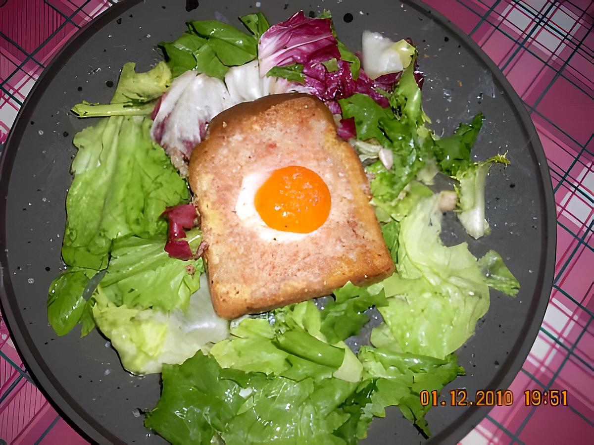 recette croque oeuf