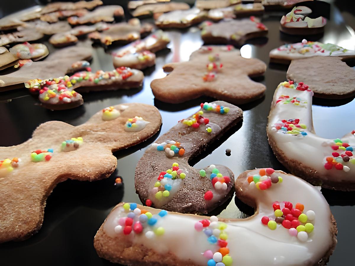 recette Petits sablés de Noël au chocolat et aux épices !