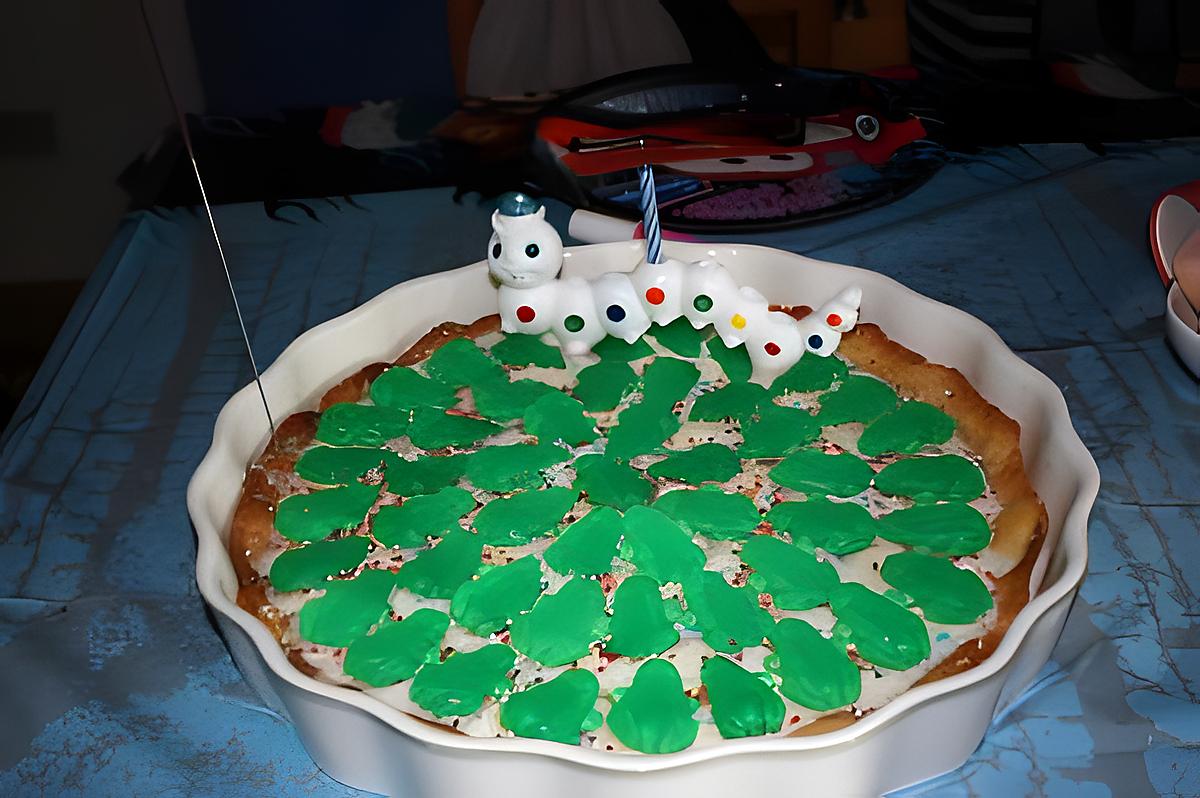 recette gâteau d'anniversaire 'la mare aux grenouilles'