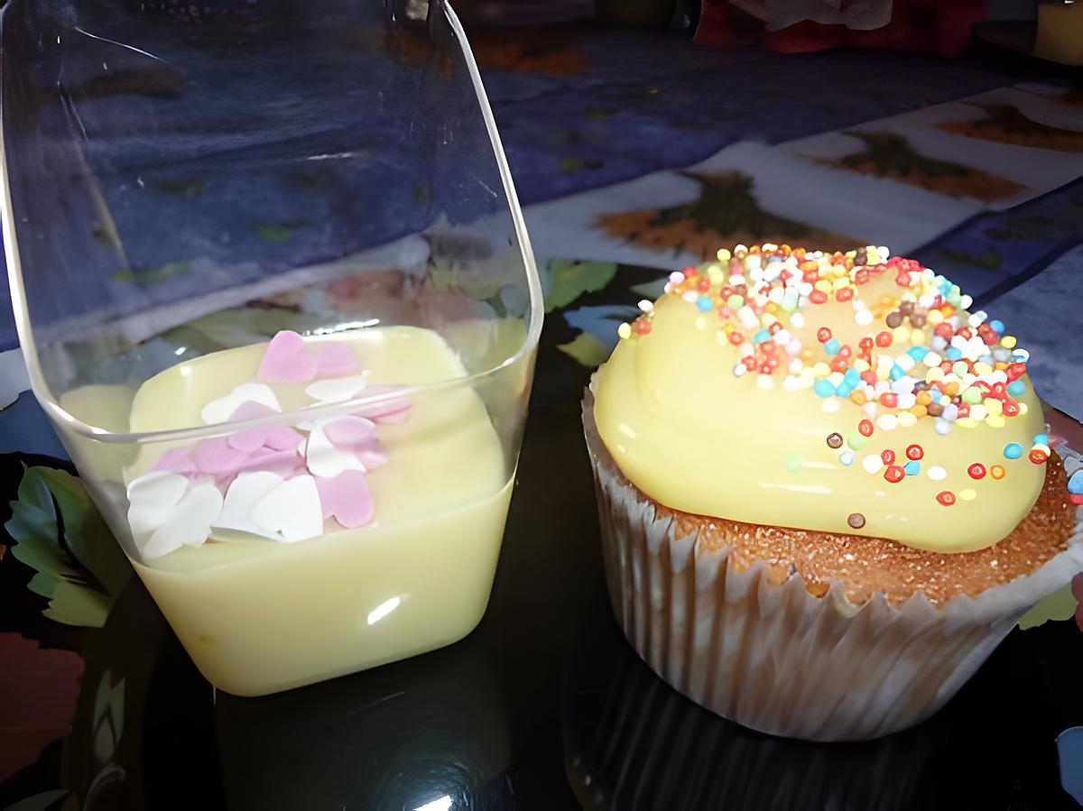 recette Cupcakes au citron et sa sauce