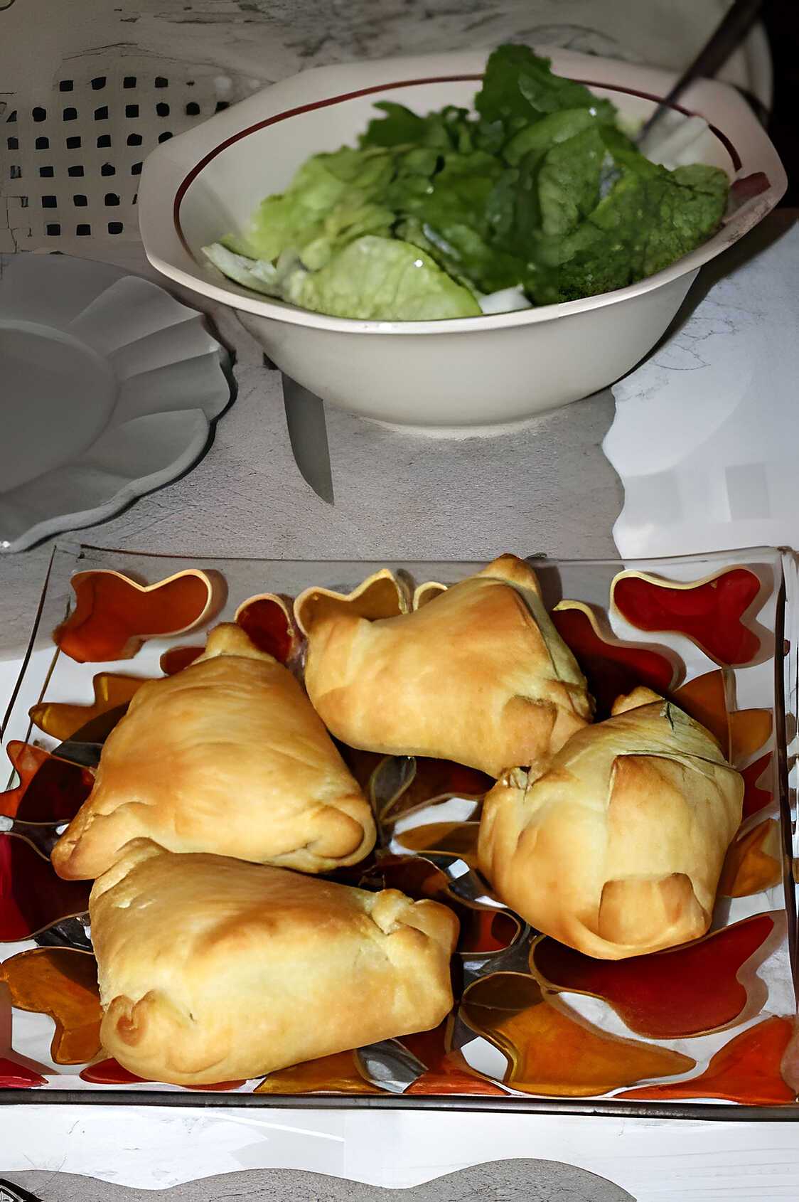Feuillettés aux chévres frais et miel!