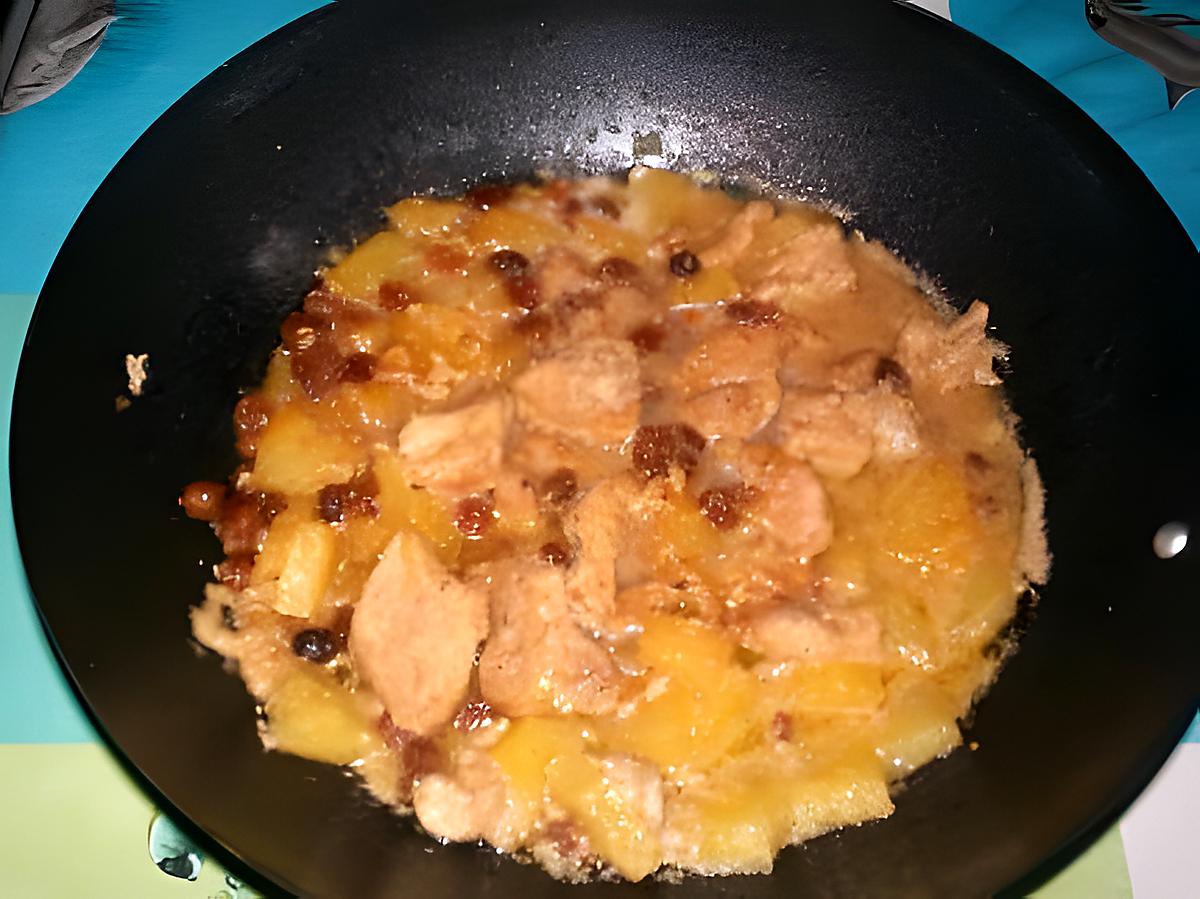 recette sauté de porc a l'ananas