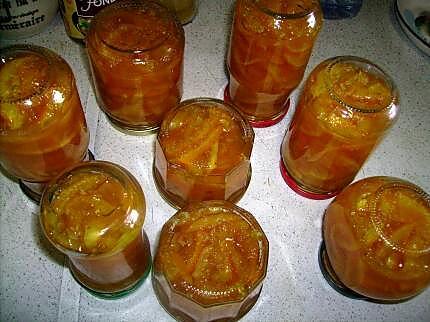 recette marmelade d'oranges