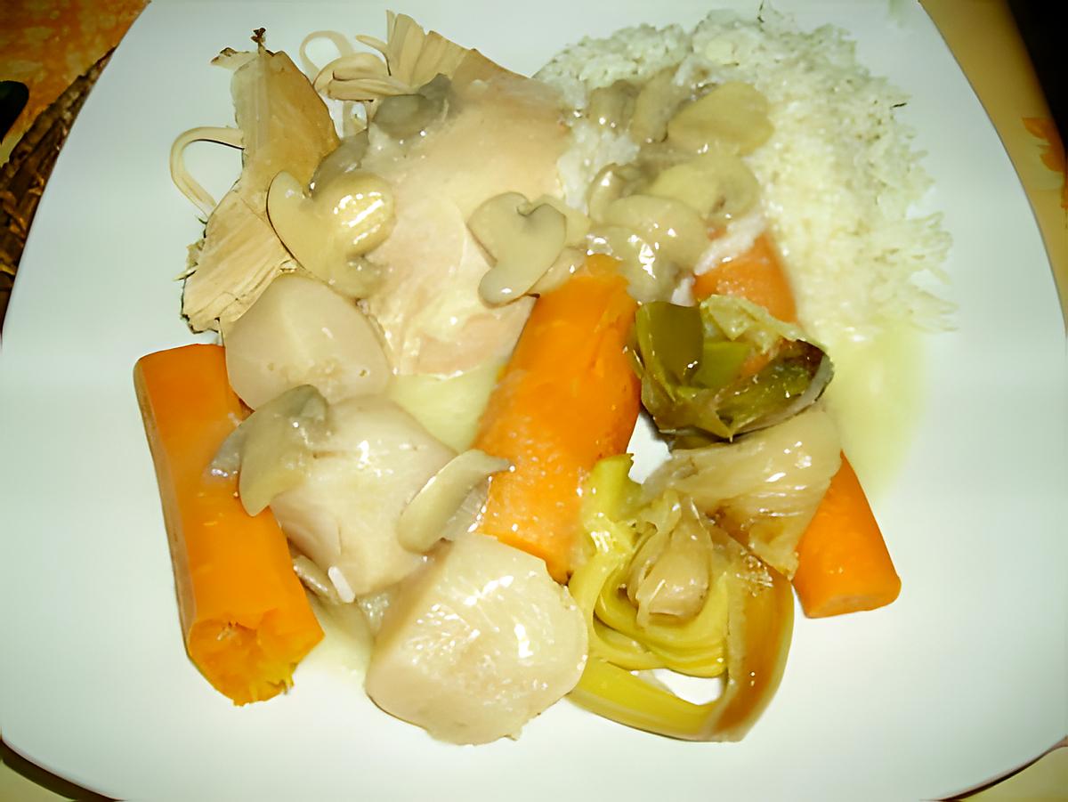 recette poule au riz