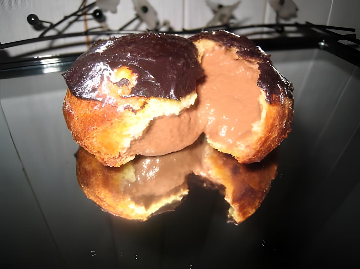 recette Petits choux chocolat-amande amère