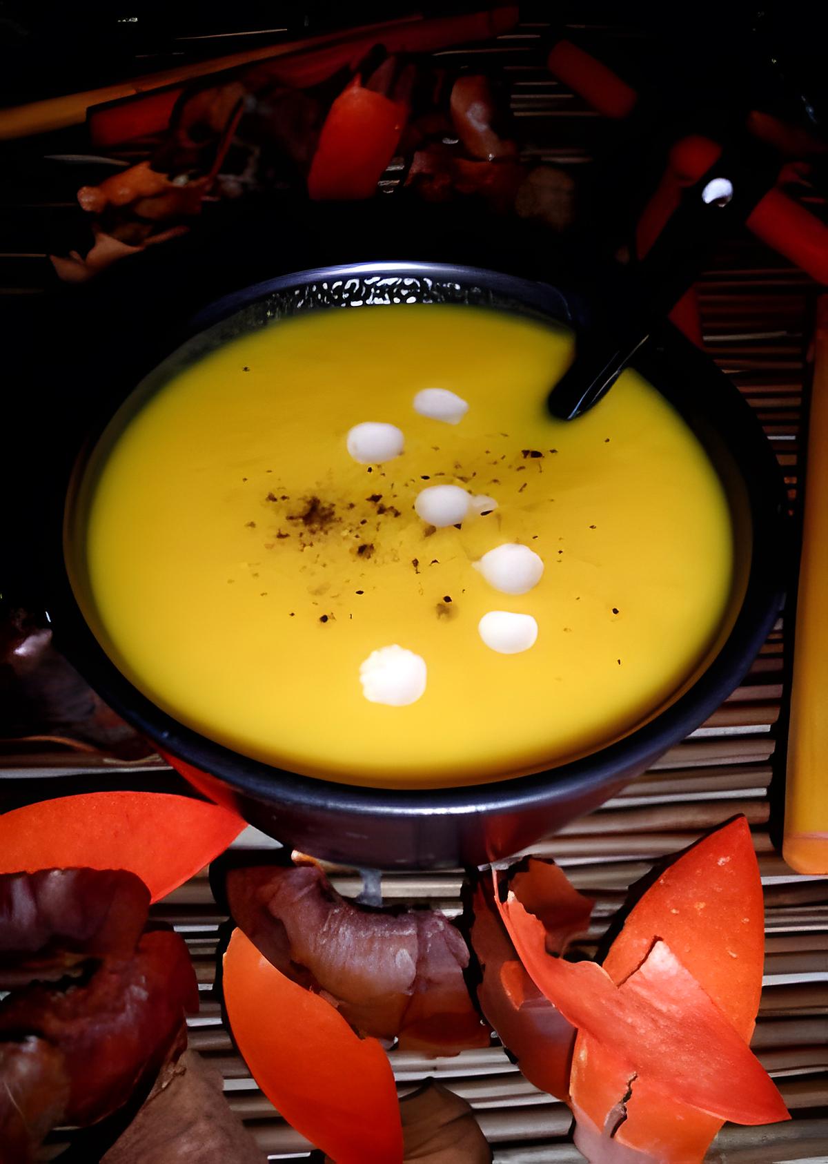 recette Velouté de Carottes au Lait de Coco