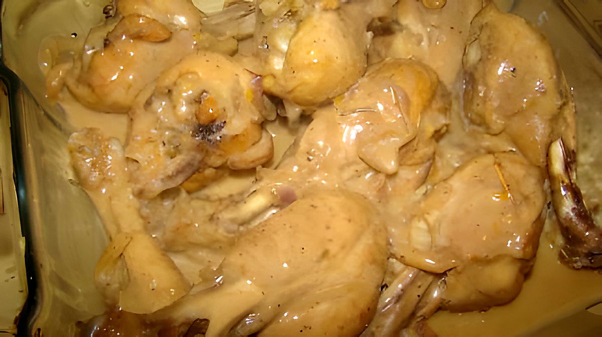 recette Poulet marocain au citron et à l'origan