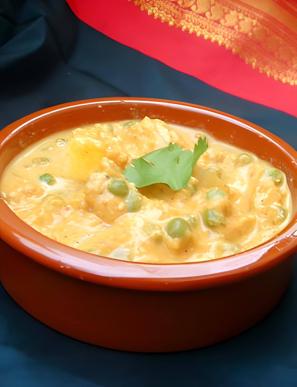 recette Cuisine indienne Matar paneer