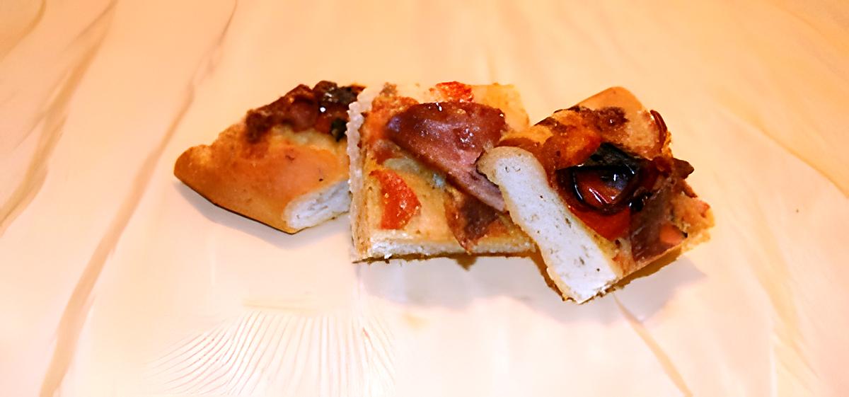 recette Focaccia Tomates Cerise, Bacon