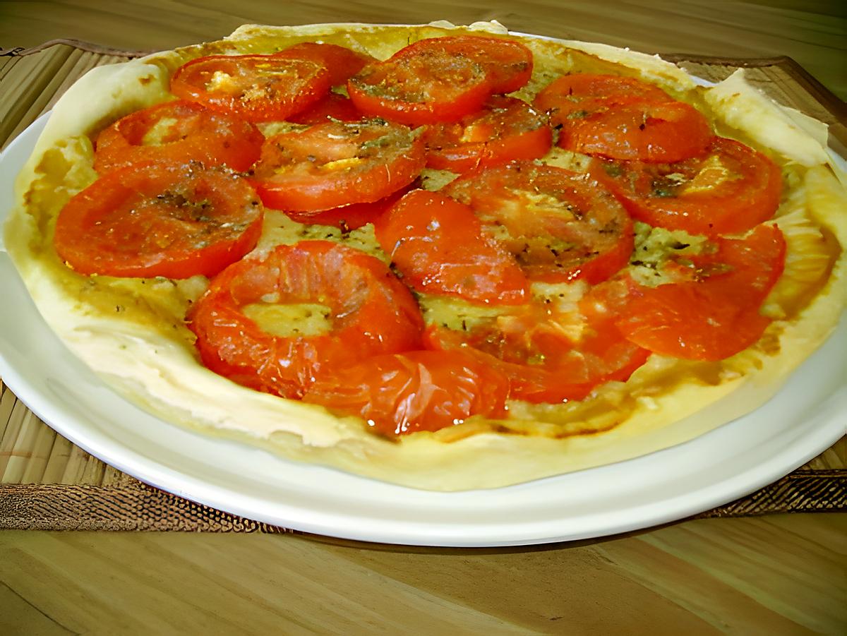 recette tarte tomate-moutarde