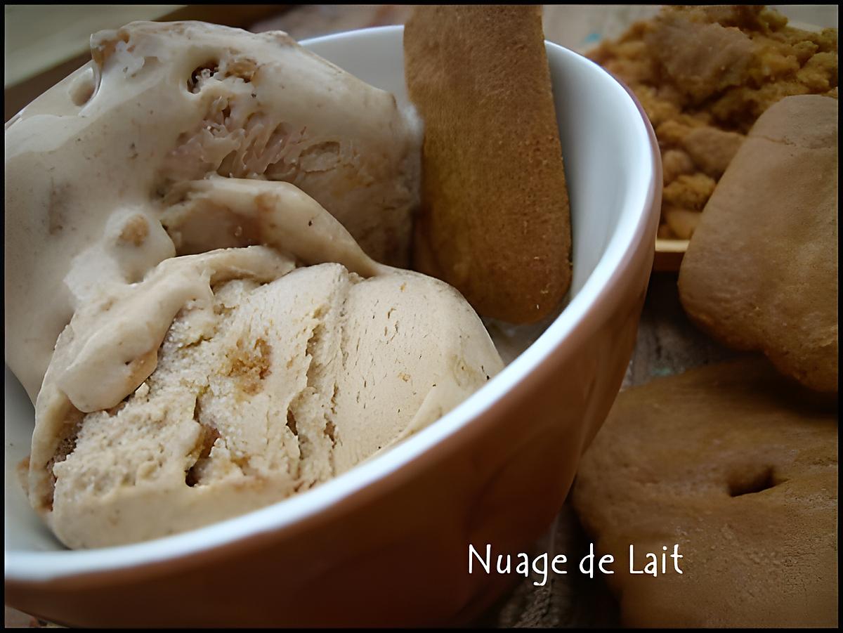 recette Glace aux Spéculoos