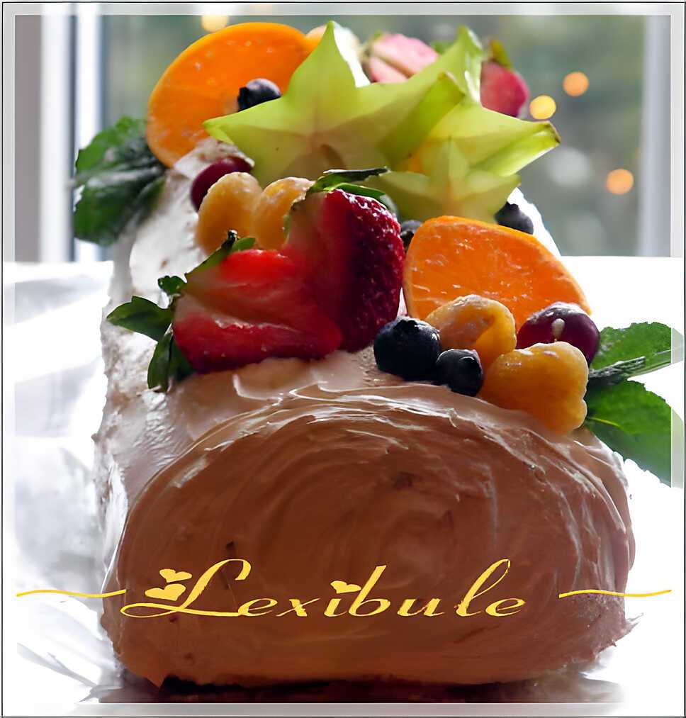 recette Bûche au sucre à la crème