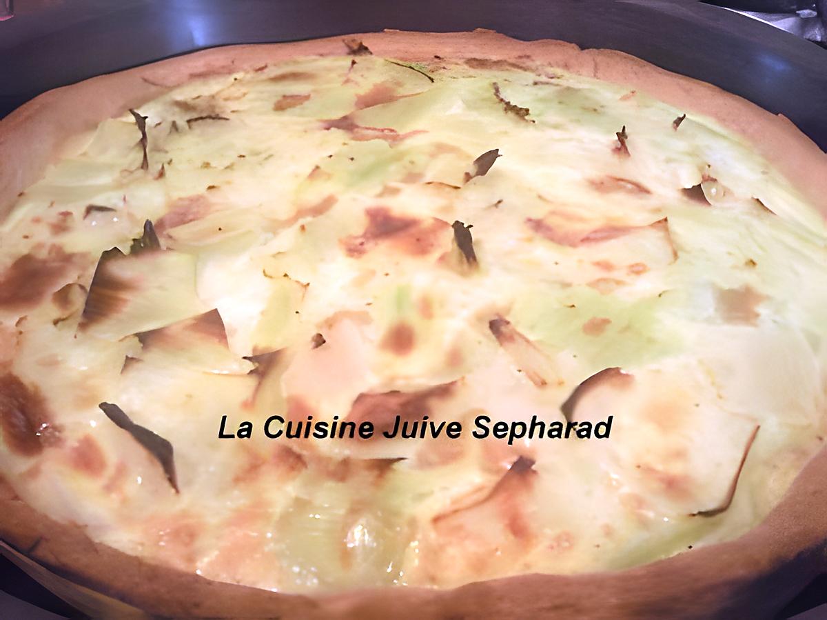 recette LA QUICHE AUX POIREAUX