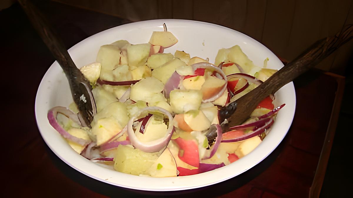 recette Salade de pommes de terre et de pommes de l'air