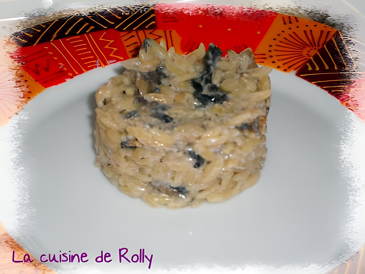 recette Risonitto aux deux champignons