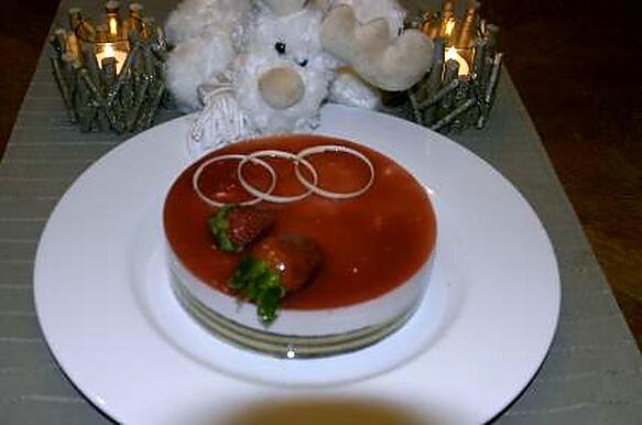 recette bavarois aux fraises