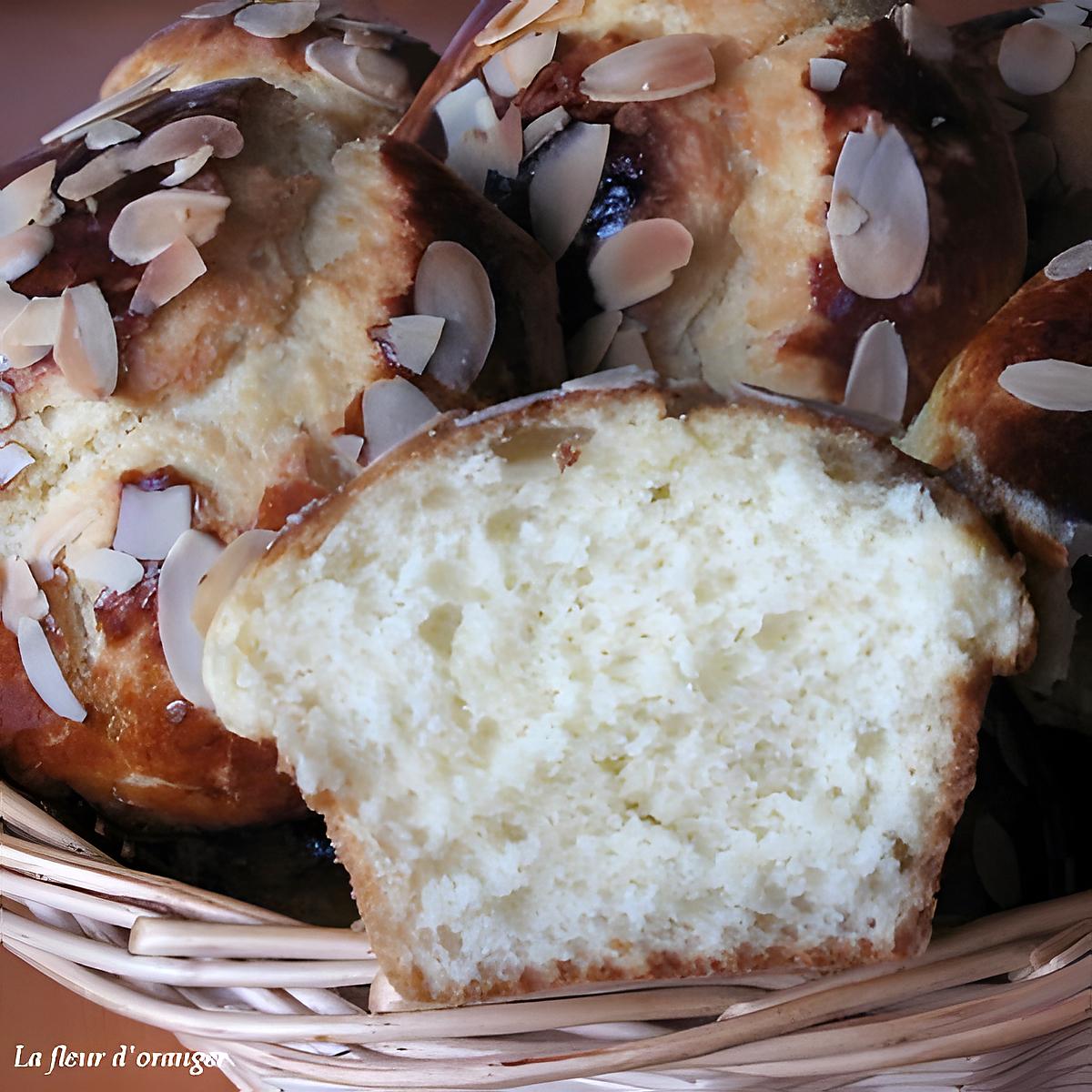 recette Petites brioches à la fleur d'oranger