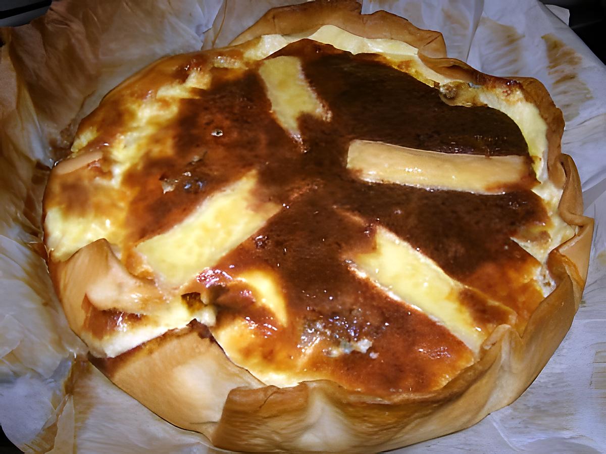 recette quiche au brie