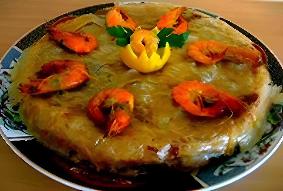 Pastilla aux fruits de mer