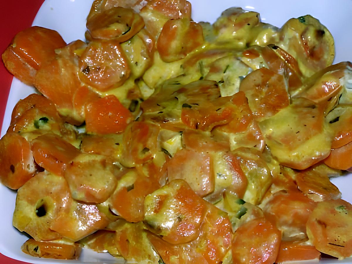 recette carotte au curry et fromage boursin