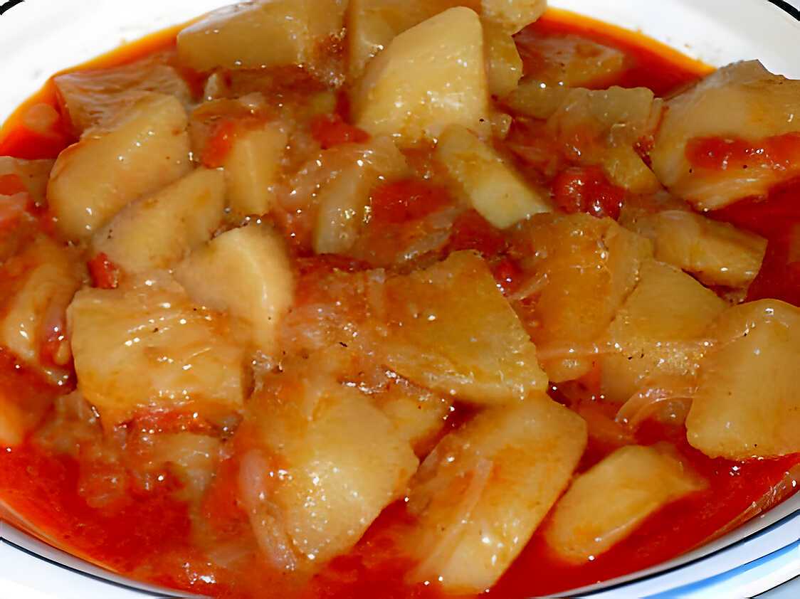Recette de TAJINE DE POMMES DE TERRE