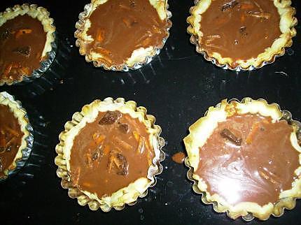 recette Tartelettes de Catounette - Version chocolat noir