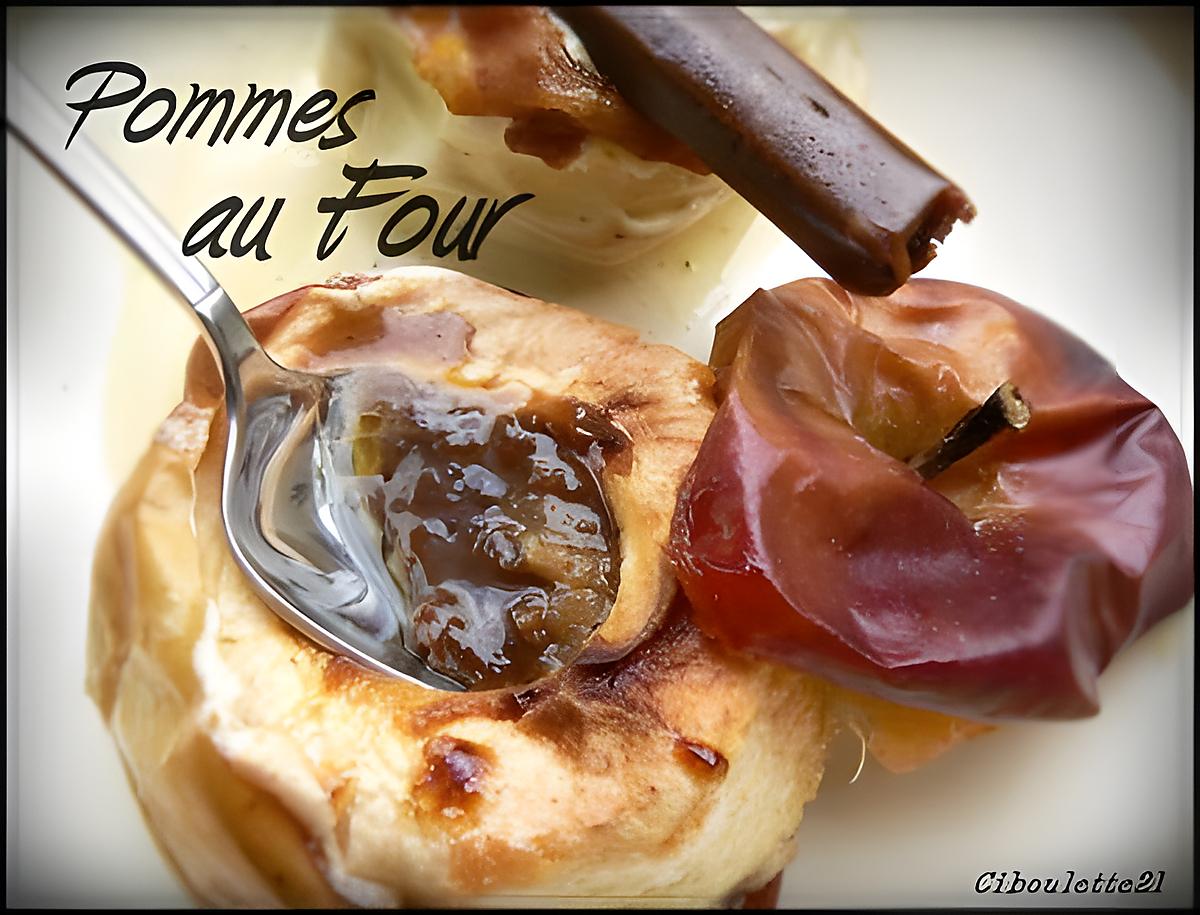 recette POMMES AU FOUR SAUCE AU CARAMBAR