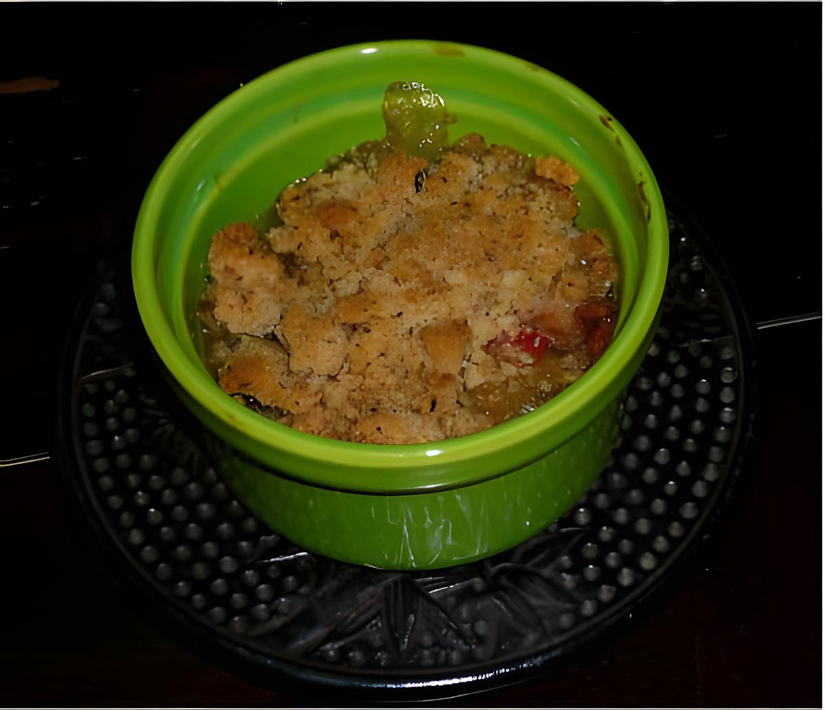 recette Crumble aux prunes