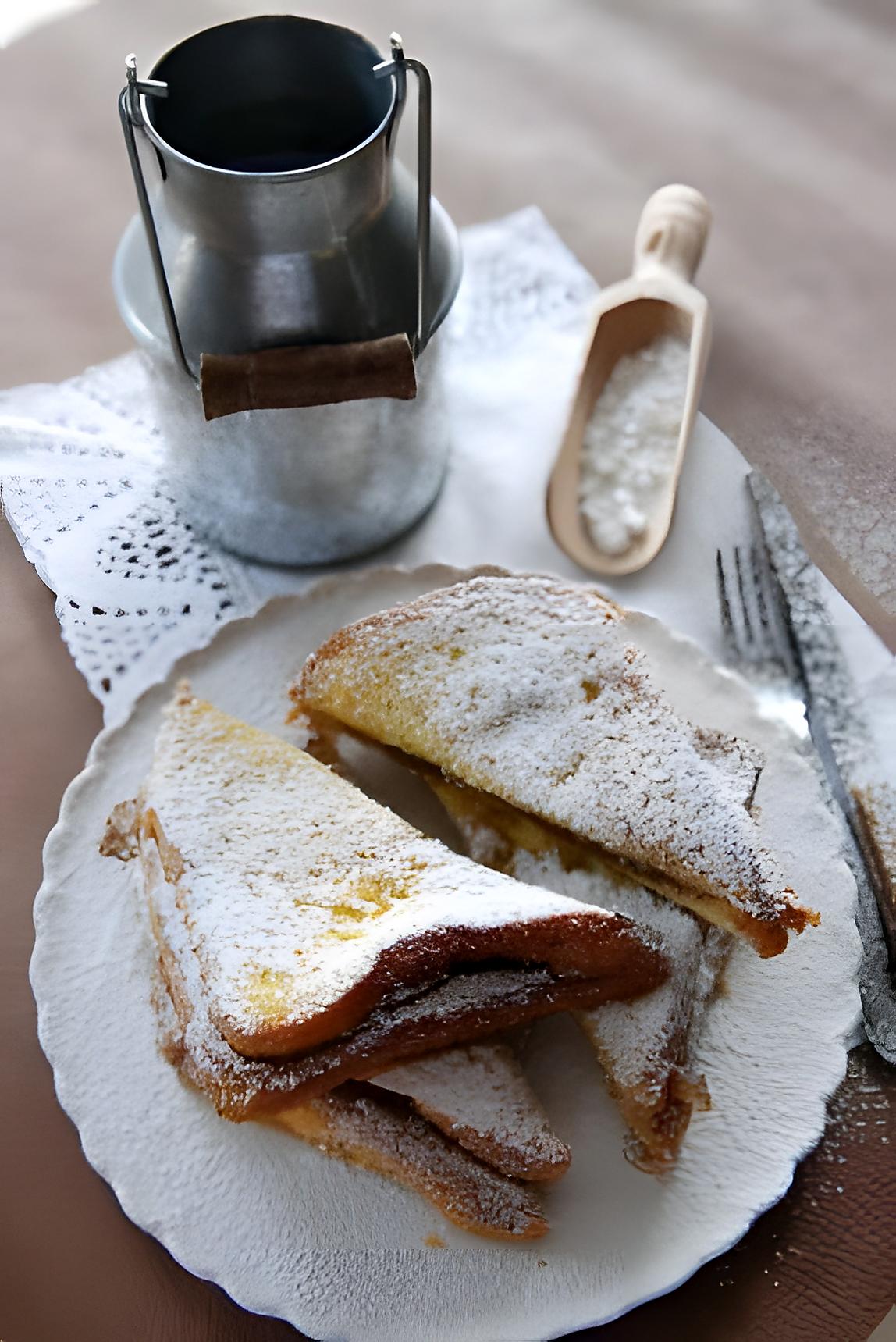 recette Pain perdu à la crème de marrons