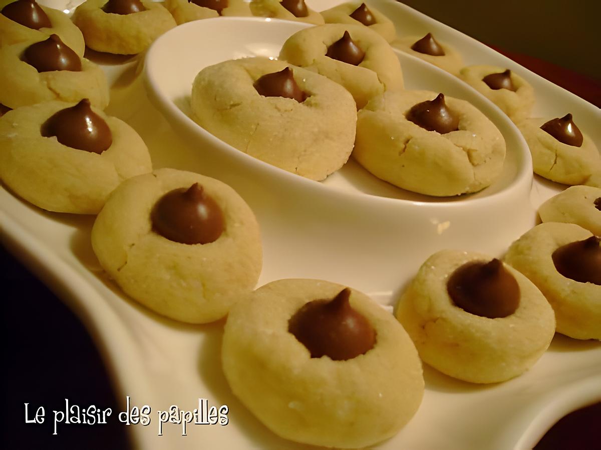 recette ~Fleurettes aux minis kisses et au beurre d'arachides~ 