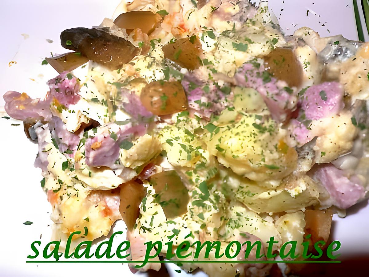 recette salade piémontaise
