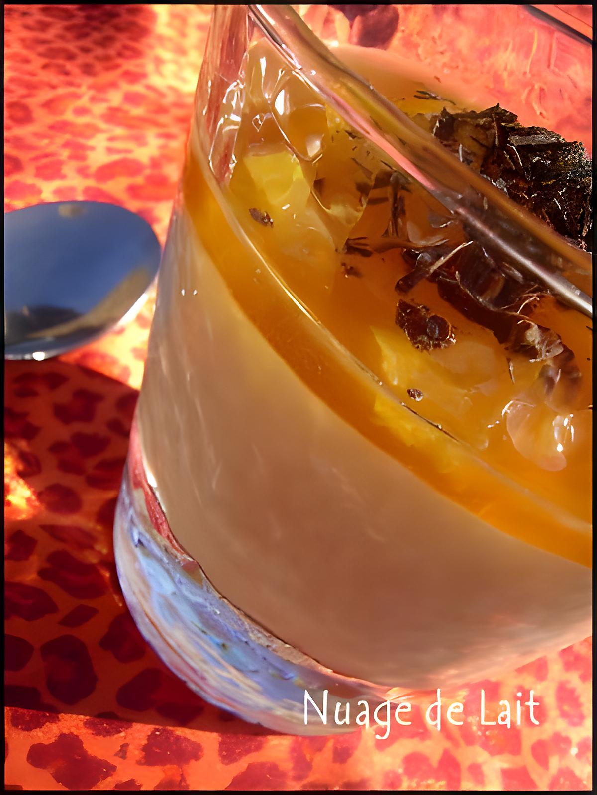 recette Crème Bavaroise au Chocolat Blanc de Christophe Felder et son Sirop à l'Orange