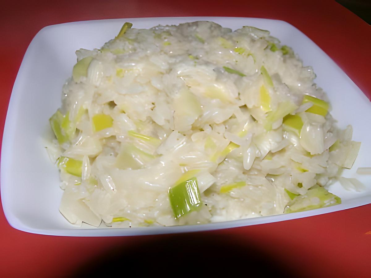 recette risotto aux poireaux