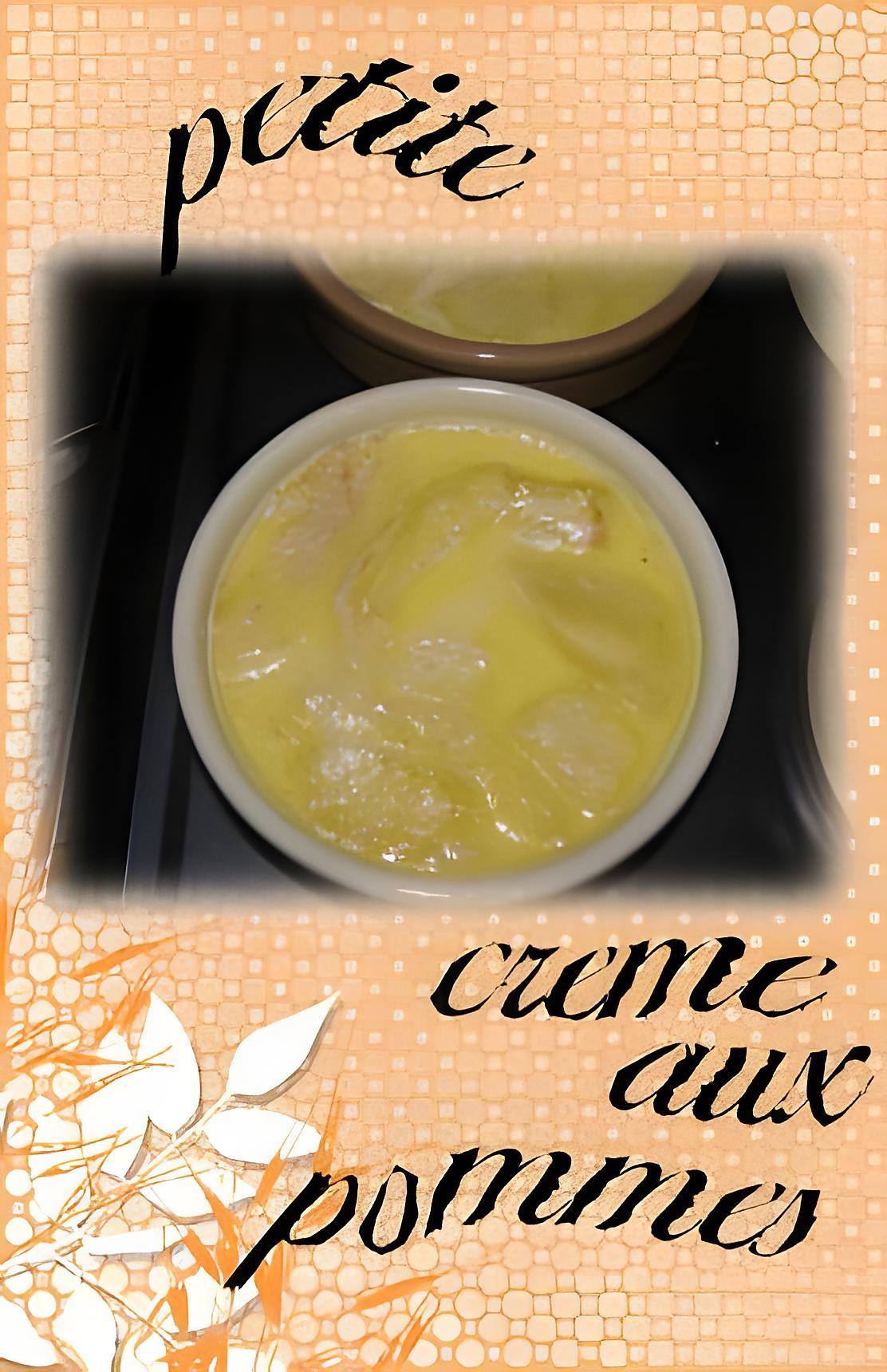 recette petite creme aux pommes