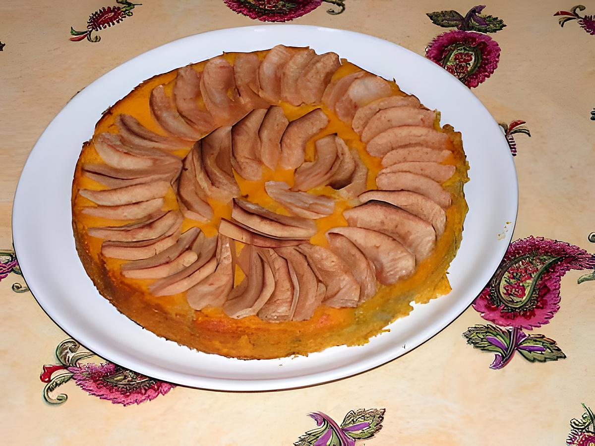 recette Gâteau de semoule, potiron, pommes