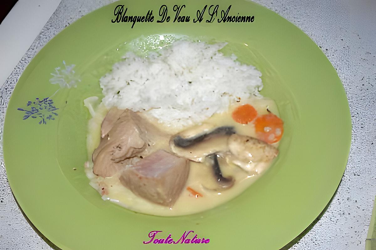 recette Blanquette De Veau A L'Ancienne