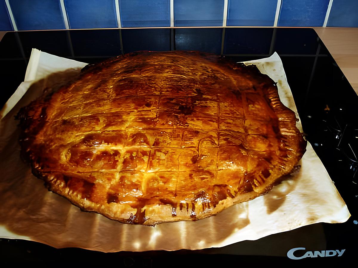 recette galette à la compote de pomme et spéculoos