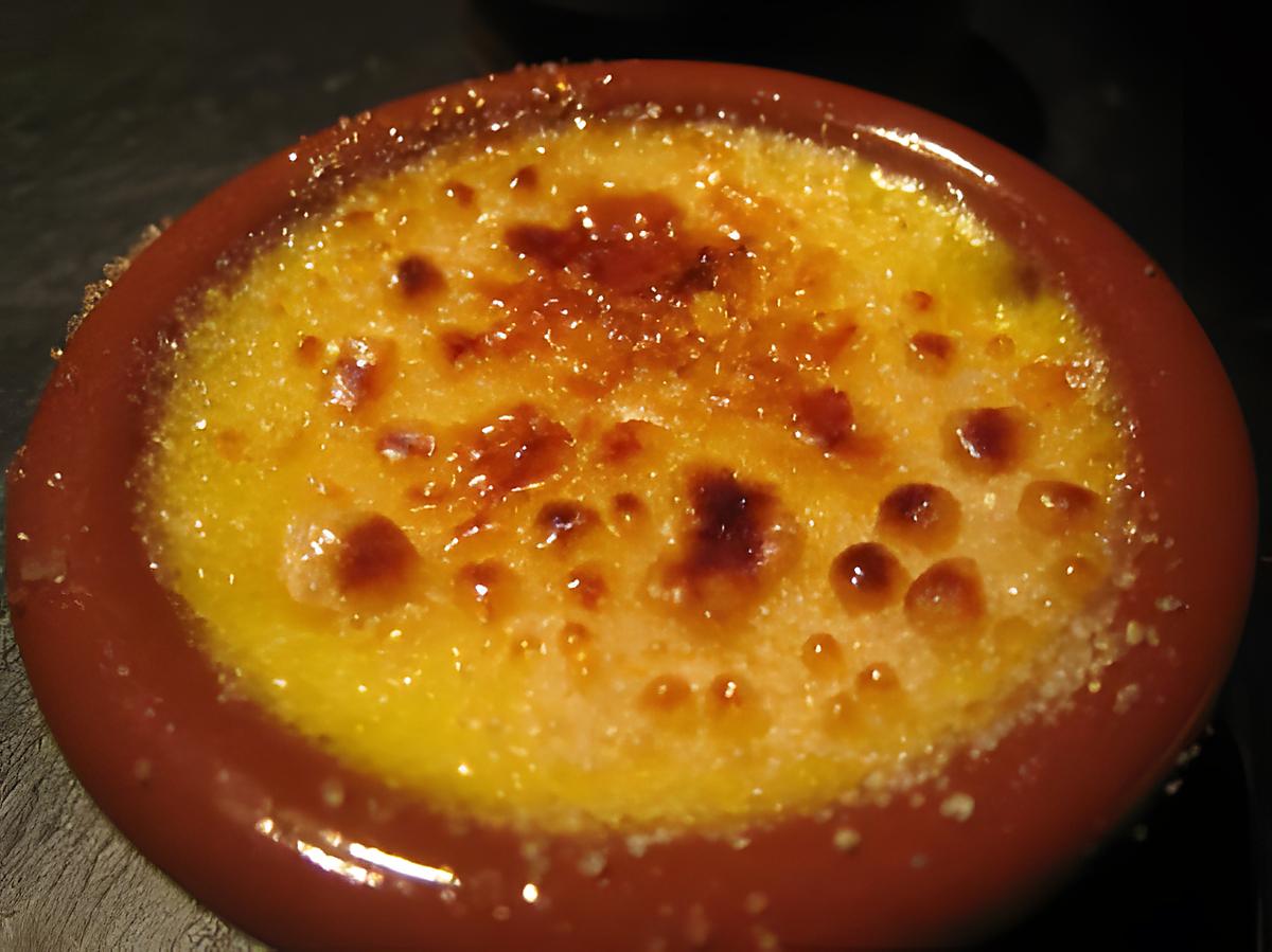 recette Crème brulée à la vanille