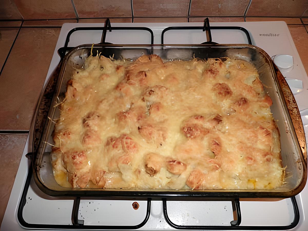 recette gratin de choufleur au poulet