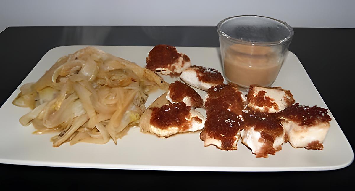 recette Nuggets de Poulets Bacon-Spéculoos, Sauce sucrée