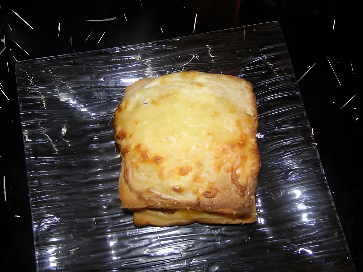 recette croque monsieur a ma façon(n°2)aux poissons pané