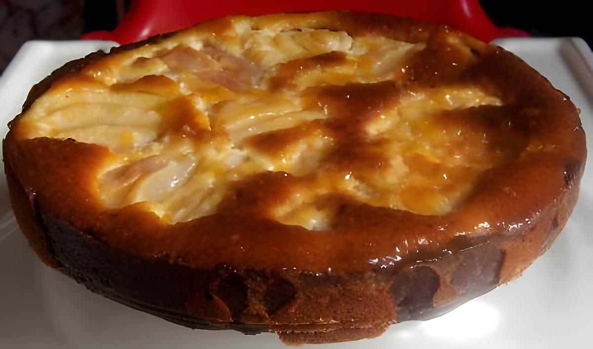 recette TARTE AUX POIRES AMANDIN(E) FACON BOURDALOUE SUR SABLE CHOCONOISETTES EPICE