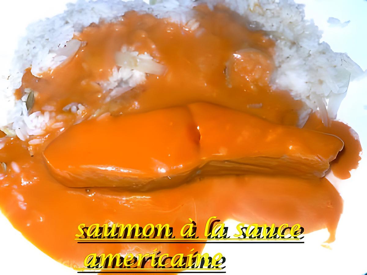 recette saumon à la sauce américaine