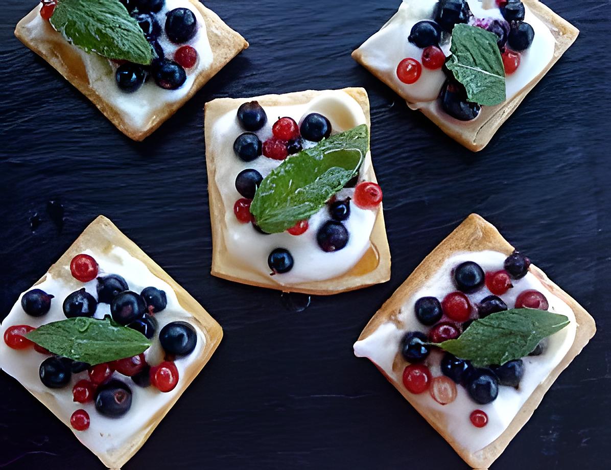 recette Tartelettes aux fruits rouges