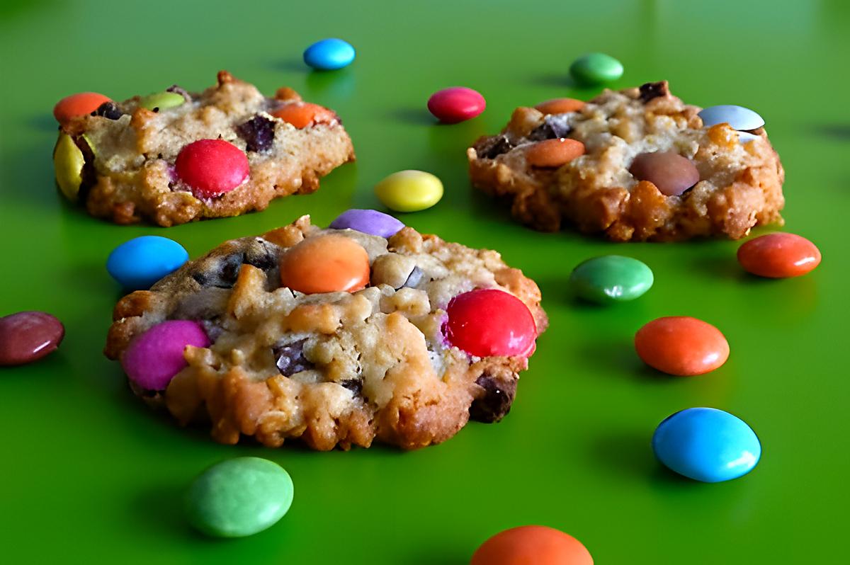 recette Cookies aux smarties