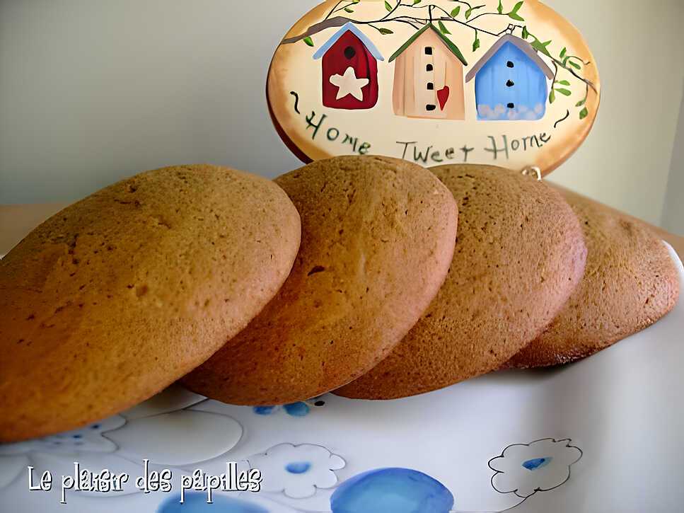 recette ~Galettes moëlleuses à la mélasse~
