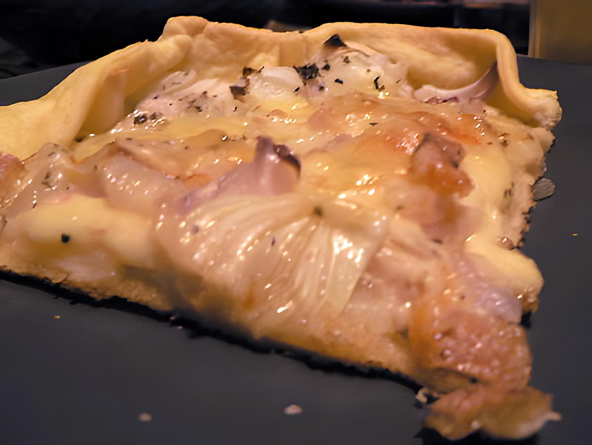 recette Tarte à l'oignon rapide