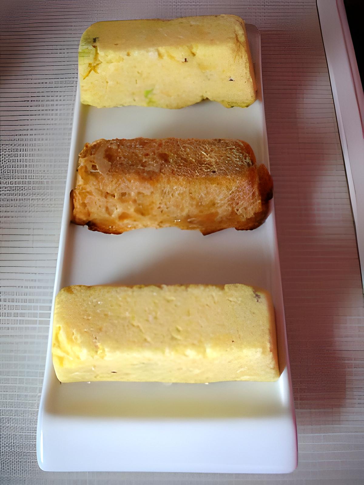 recette Lingots de polenta au parmesan et fromage de chèvre