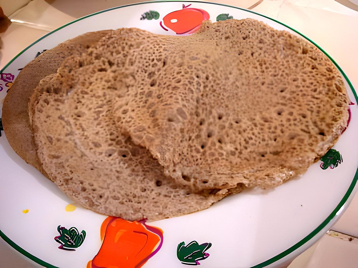 recette Crêpes de sarrasin sans oeuf ni lait